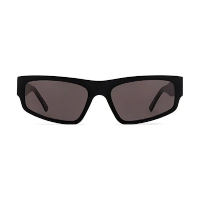 Balenciaga Recycled Irregular Sunglasses Unisex Black BB0305S001