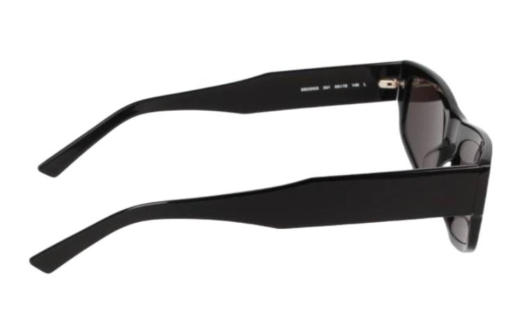 Lookbook Balenciaga Kacamata Hitam Unisex Daur Ulang Model Tidak Beraturan. BB0305S001