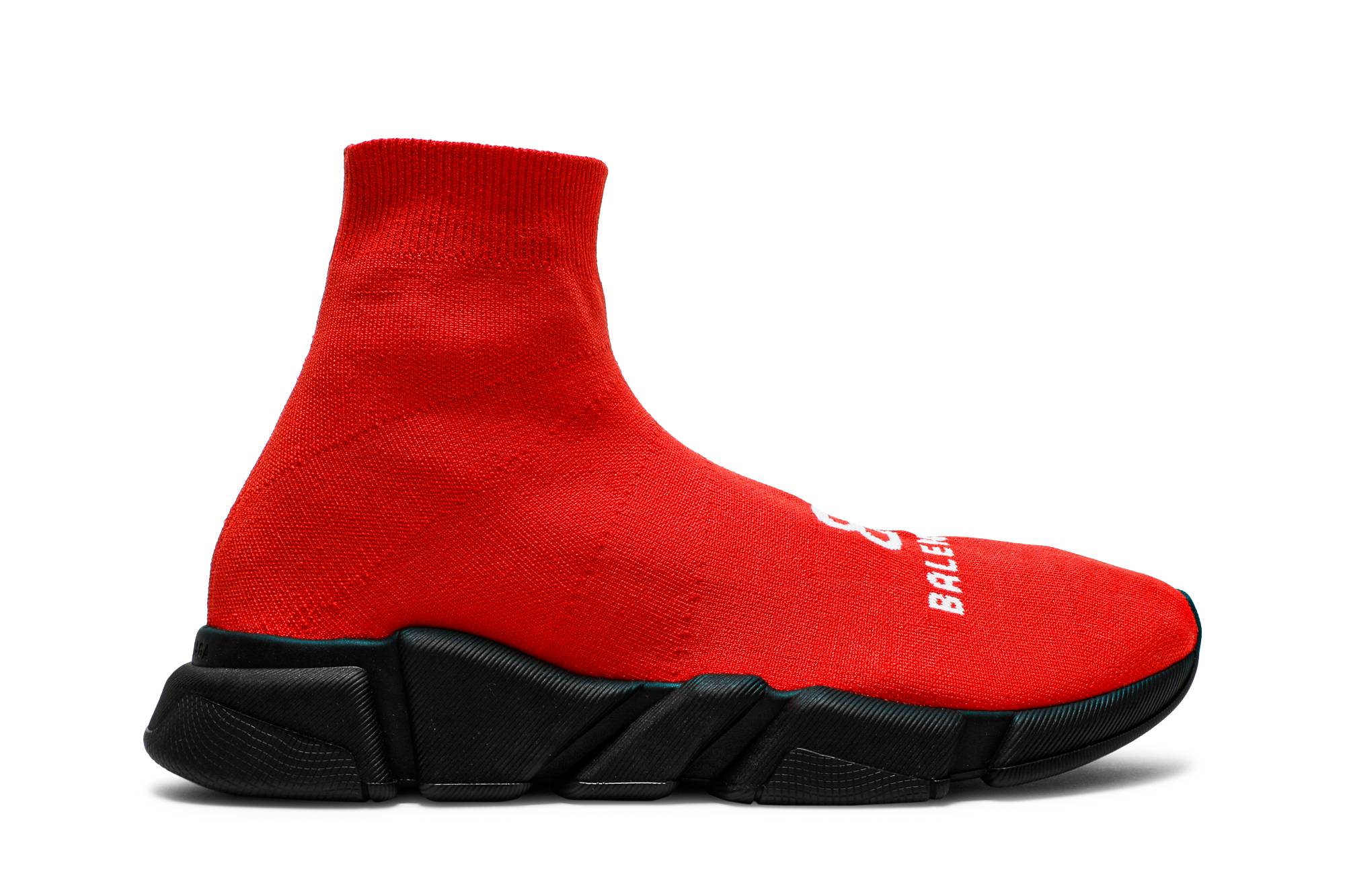 Balenciaga Recycled Speed Sneaker 'Red Black' 617238W2A516010