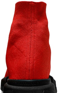 巴黎世家再生材质极速运动鞋'红黑' 617238W2A516010 Sizing 巴黎世家再生材质极速运动鞋'红黑' 617238W2A516010