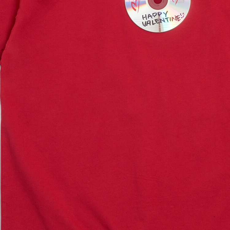 Purchase 巴黎世家红色字母印花男女同款短袖圆领T恤. 764235TQVE46400