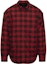 Buy Balenciaga Red Checkered Long Sleeve Shirt 642339TJO276167
