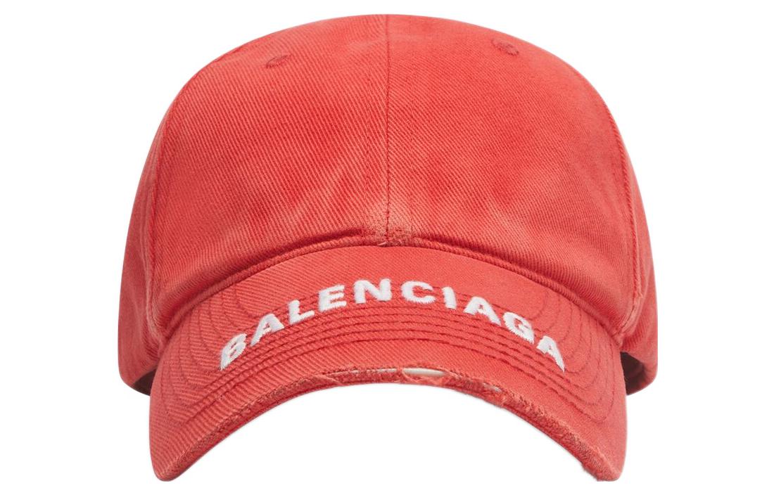 Balenciaga Red Cotton Baseball Cap with Letter Logo. 673318410B26377 圖 3