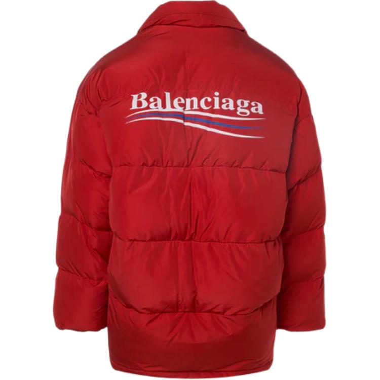 Lookbook 巴黎世家红色logo印花宽松版拉链夹克 758045TYD366460