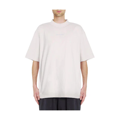 Balenciaga Reflective Logo Print Crewneck T-Shirt White 764235TQVN19016