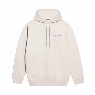 Balenciaga Regular Fit Pullover Hoodie Off-White 600583TJVA89055