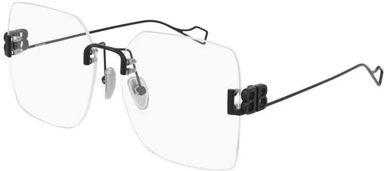 balenciaga-rimless-ultra-light-alloy-square-optical-glasses-black-unisex-0113-o
