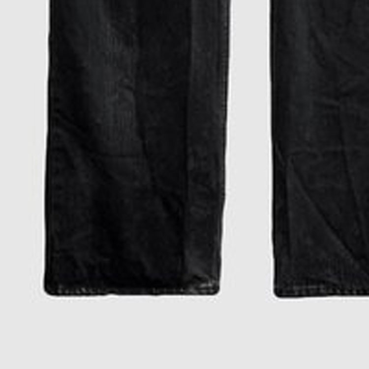 Balenciaga Ripped Distressed Mid-Rise Straight-Leg Jeans Unisex Black 745151TBP471363 圖 6