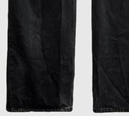발렌시아가 찢어진 디스트레스드 스트레이트핏 청바지 유니섹스 블랙 745151TBP471363 Details for 발렌시아가 찢어진 디스트레스드 스트레이트핏 청바지 유니섹스 블랙 745151TBP471363