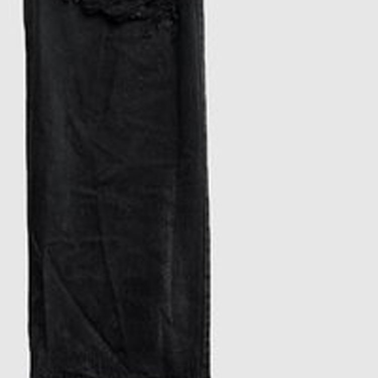 Balenciaga Ripped Distressed Mid-Rise Straight-Leg Jeans Unisex Black 745151TBP471363 圖 7