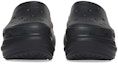 Shop 巴黎世家 Crocs 黑色橡胶穆勒鞋 720857W1S8E1000