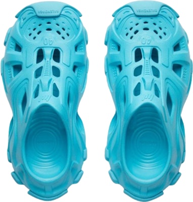 バレンシアガ HD ミュール "ブルー" 735249W3CES4400 Shop バレンシアガ HD ミュール "ブルー" 735249W3CES4400