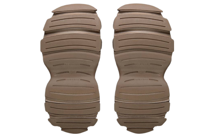 Sizing 巴黎世家HD拖鞋'深米色橡胶' 735249W3CES2000