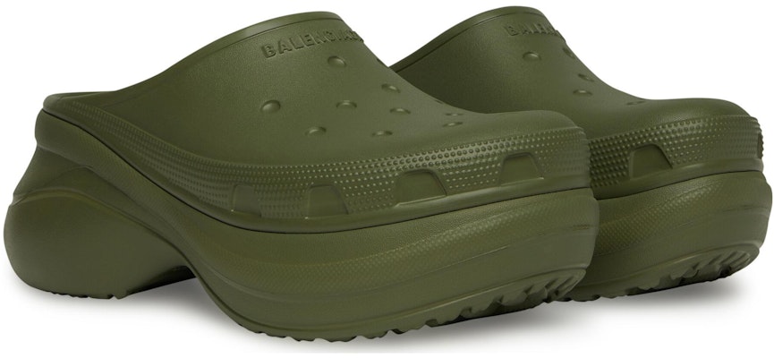 Balenciaga Sandalias de Goma 'Verde Oscuro' 720857W1S8E3310 Lookbook Balenciaga Sandalias de Goma 'Verde Oscuro' 720857W1S8E3310