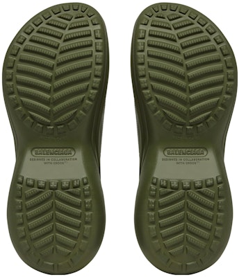 Balenciaga Sandalias de Goma 'Verde Oscuro' 720857W1S8E3310 Sizing Balenciaga Sandalias de Goma 'Verde Oscuro' 720857W1S8E3310