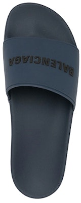 Sandal Balenciaga Pool 'Biru Tua Hitam' 565826W1S804010 Shop Sandal Balenciaga Pool 'Biru Tua Hitam' 565826W1S804010