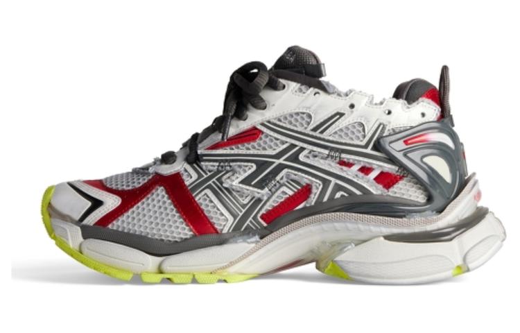 Buy Balenciaga Runner Hitam Putih Merah Kuning Neon 'Abu-Abu' 677403W3RB69167