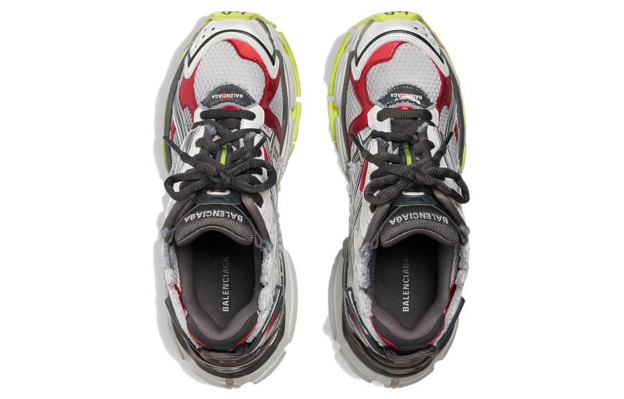 Order Balenciaga Runner Hitam Putih Merah Kuning Neon 'Abu-Abu' 677403W3RB69167
