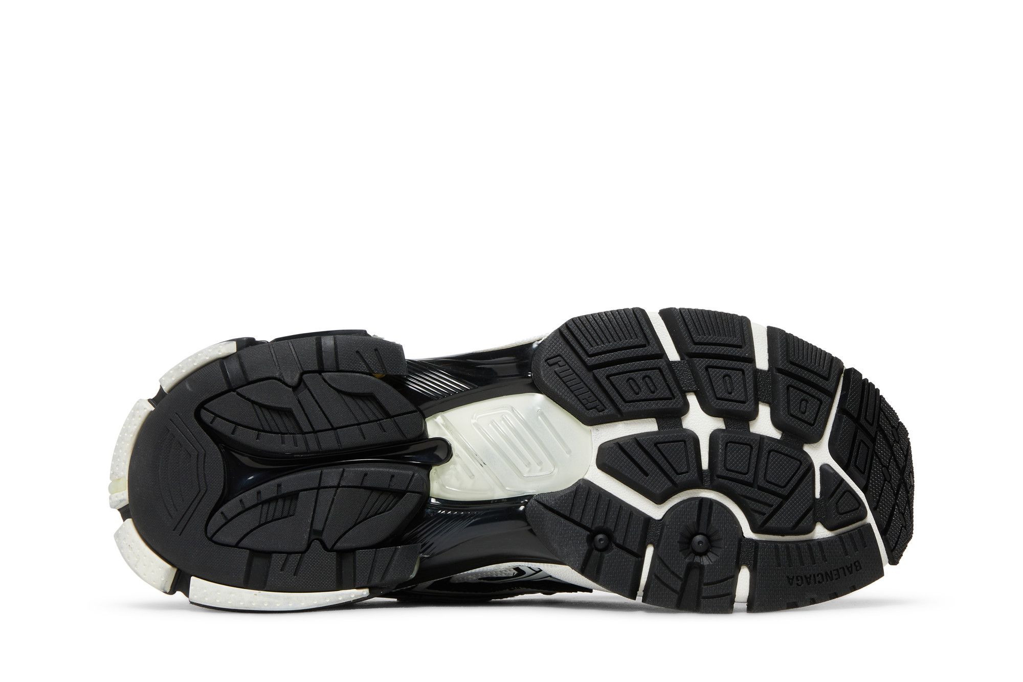 Shop Balenciaga Runner Sneaker ''Schwarz Weiß'' 677403-W3RB2-9010
