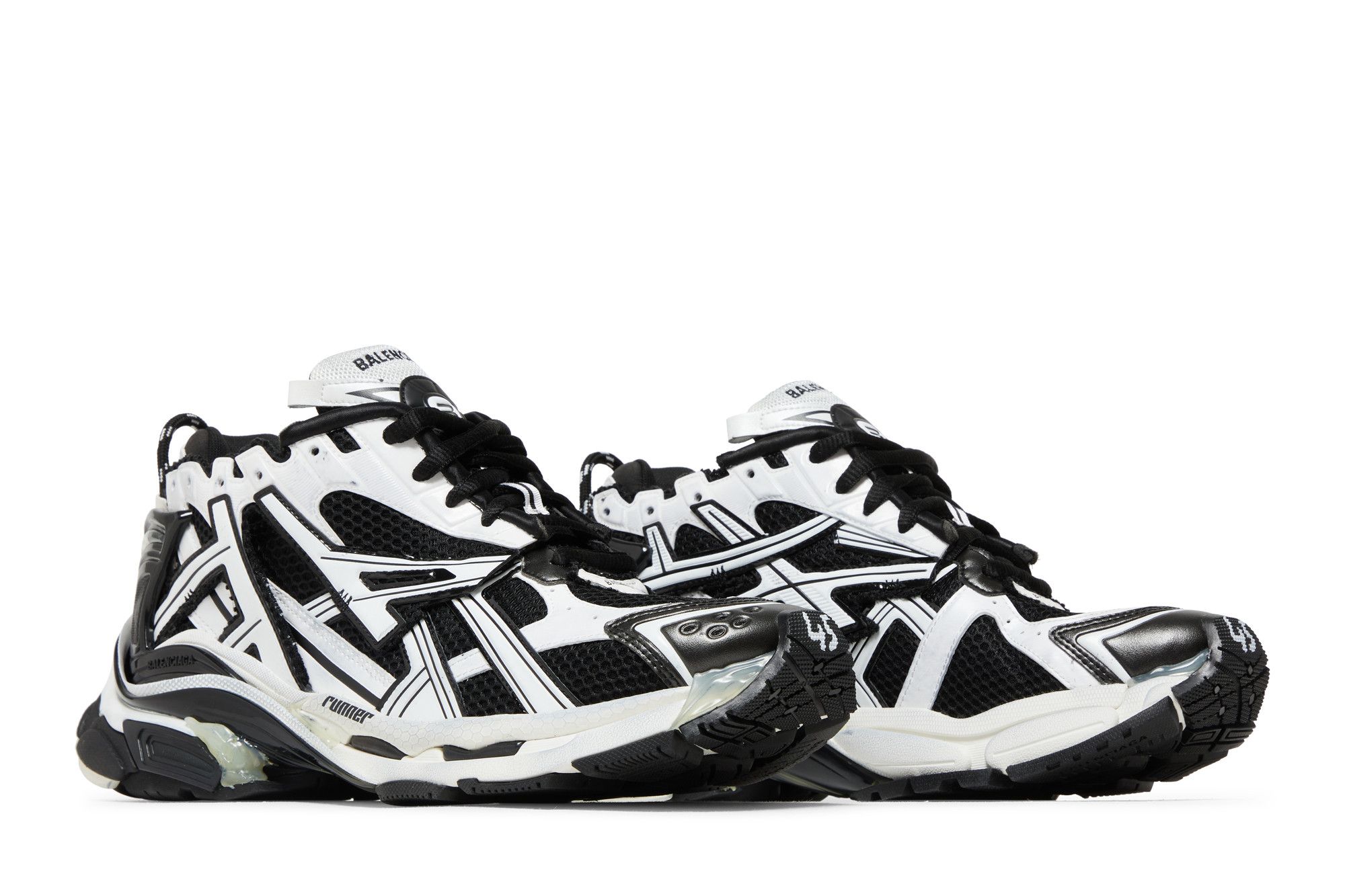 Cheap Balenciaga Runner Sneaker ''Schwarz Weiß'' 677403-W3RB2-9010