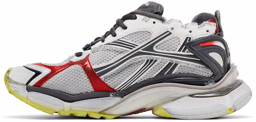 巴黎世家 跑步運動鞋『黑白紅螢光黃』772774-W3RMU-9167 Lookbook 巴黎世家 跑步運動鞋『黑白紅螢光黃』772774-W3RMU-9167