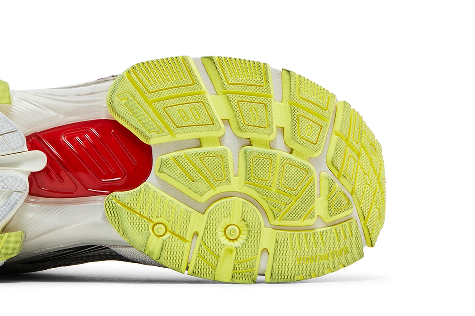 Purchase 巴黎世家 跑步運動鞋『黑白紅螢光黃』772774-W3RMU-9167