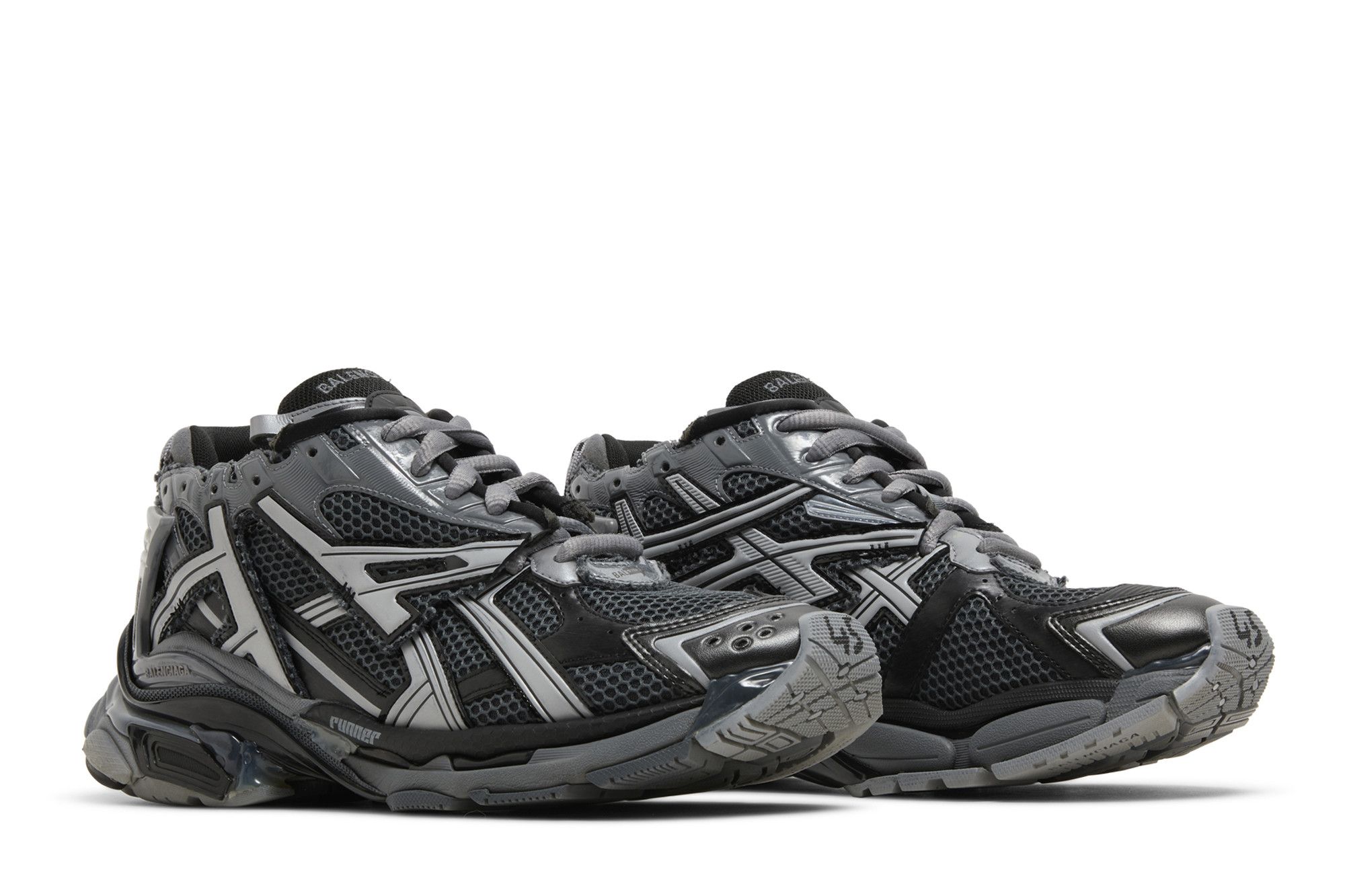 Cheap Balenciaga Runner Sneaker ''Dunkelgrau Schwarz'' 677403-W3RBR-1515