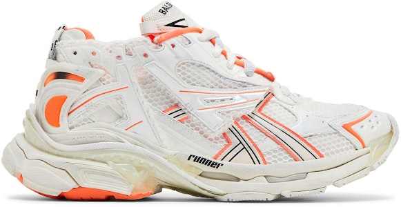 Balenciaga Runner Sneaker 'Eggshell Neon Orange' - Kasut Larian Neon Oren Telur 677403W3RBM9770 Buy Balenciaga Runner Sneaker 'Eggshell Neon Orange' - Kasut Larian Neon Oren Telur 677403W3RBM9770