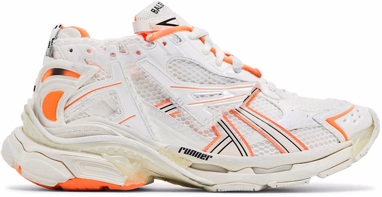 Balenciaga Runner Sneaker 'Eggshell Neon Orange' - Kasut Larian Neon Oren Telur 677403W3RBM9770 Buy Balenciaga Runner Sneaker 'Eggshell Neon Orange' - Kasut Larian Neon Oren Telur 677403W3RBM9770