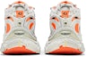 Details for Balenciaga Runner Sneaker 'Eggshell Neon Orange' - Kasut Larian Neon Oren Telur 677403W3RBM9770