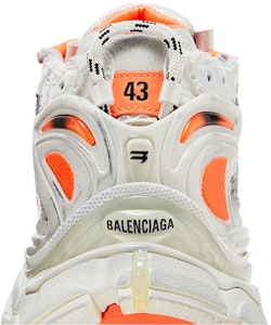 Balenciaga Runner Sneaker 'Eggshell Neon Orange' - Kasut Larian Neon Oren Telur 677403W3RBM9770 Sizing Balenciaga Runner Sneaker 'Eggshell Neon Orange' - Kasut Larian Neon Oren Telur 677403W3RBM9770