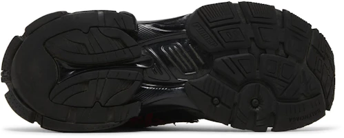 Shop Balenciaga巴黎世家 Runner Graffiti 網布 繫帶 低筒 運動休閒鞋 男款 黑紅色