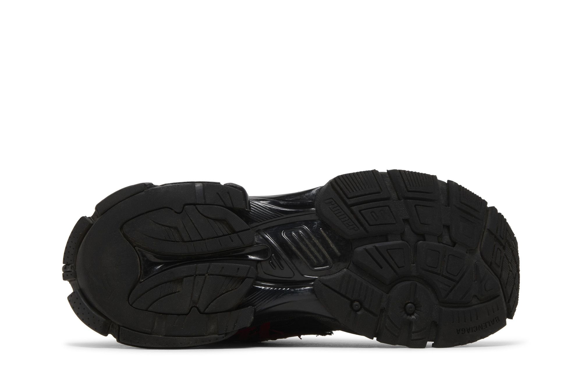 Shop Balenciaga Runner Sneaker ''Graffiti - Zwart Rood'' 677403-W3RBQ-1060