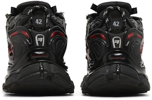Details for Balenciaga巴黎世家 Runner Graffiti 網布 繫帶 低筒 運動休閒鞋 男款 黑紅色
