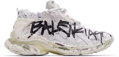 Balenciaga Runner Sneaker 'Graffiti - White Black' 677403W3RBQ9010 Balenciaga Runner Sneaker 'Graffiti - White Black' 677403W3RBQ9010