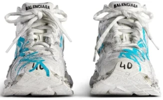 Lookbook Balenciaga Runner Sneaker 'Graffiti - White Blue' 772774-W3RBQ-9040