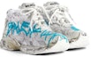 Shop Balenciaga Runner Sneaker 'Graffiti - White Blue' 772774-W3RBQ-9040