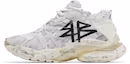 Lookbook Balenciaga Runner Sneaker 'Graffiti - Putih Hitam' 677403W3RBQ9010