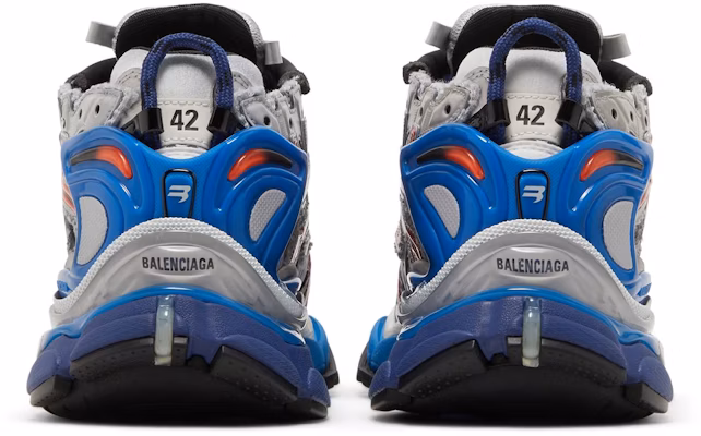Balenciaga Runner Sneaker 'Kelabu Merah Biru' 677403W3RB61264 Details for Balenciaga Runner Sneaker 'Kelabu Merah Biru' 677403W3RB61264