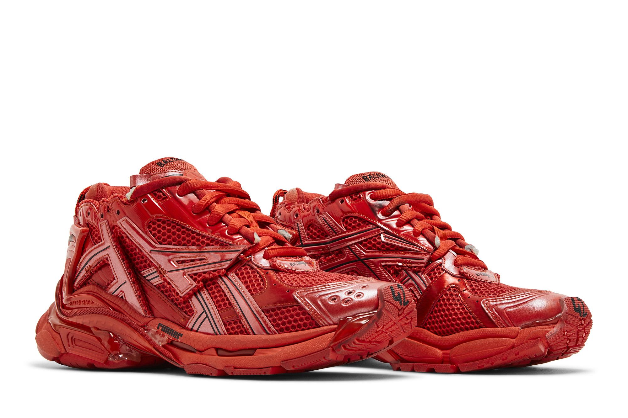 Cheap Balenciaga Runner Sneaker 'Red' 677403W3RB16000