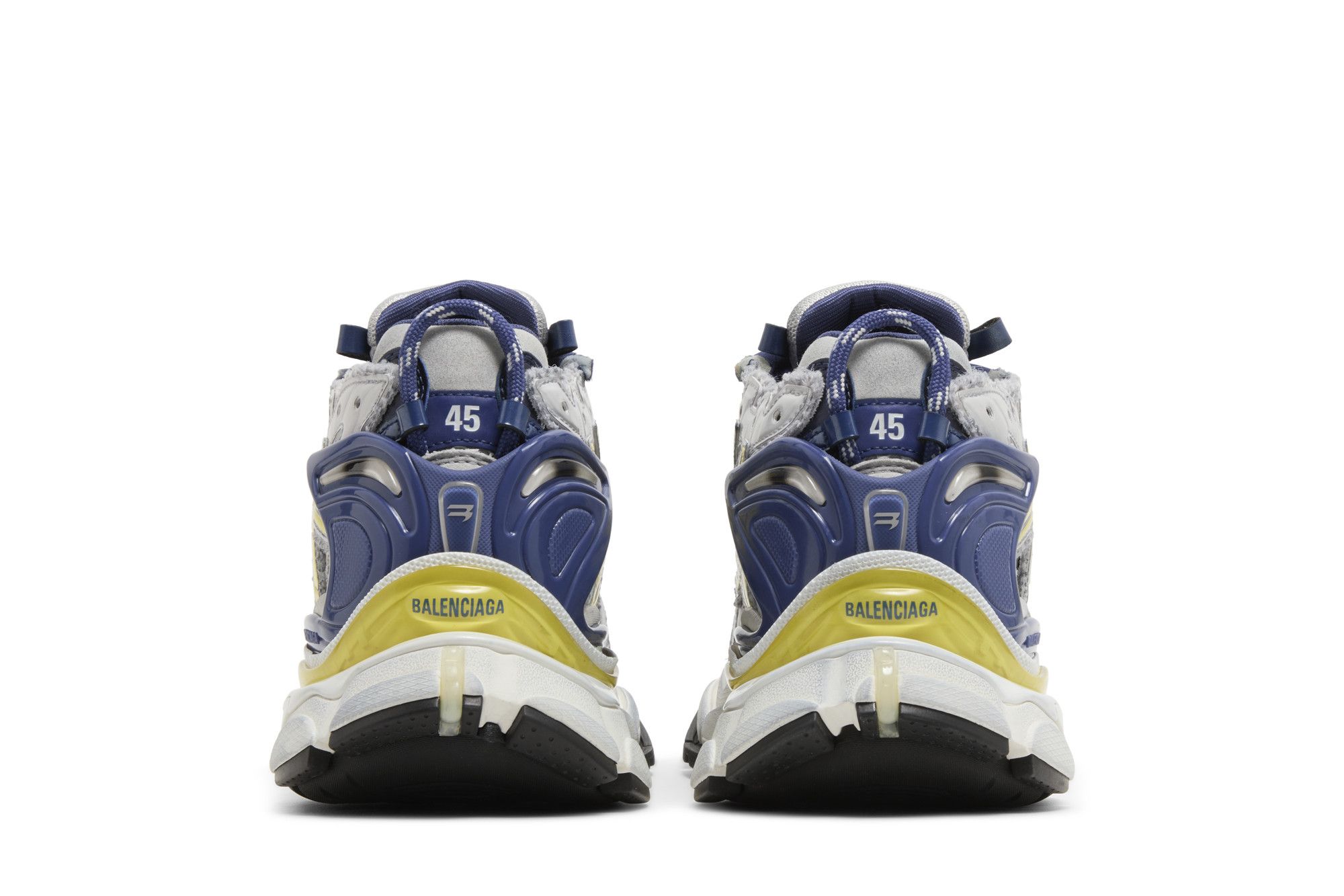 Details for Balenciaga Runner Zapatillas 'Blanco Azul Amarillo' 677403-W3RB5-9174