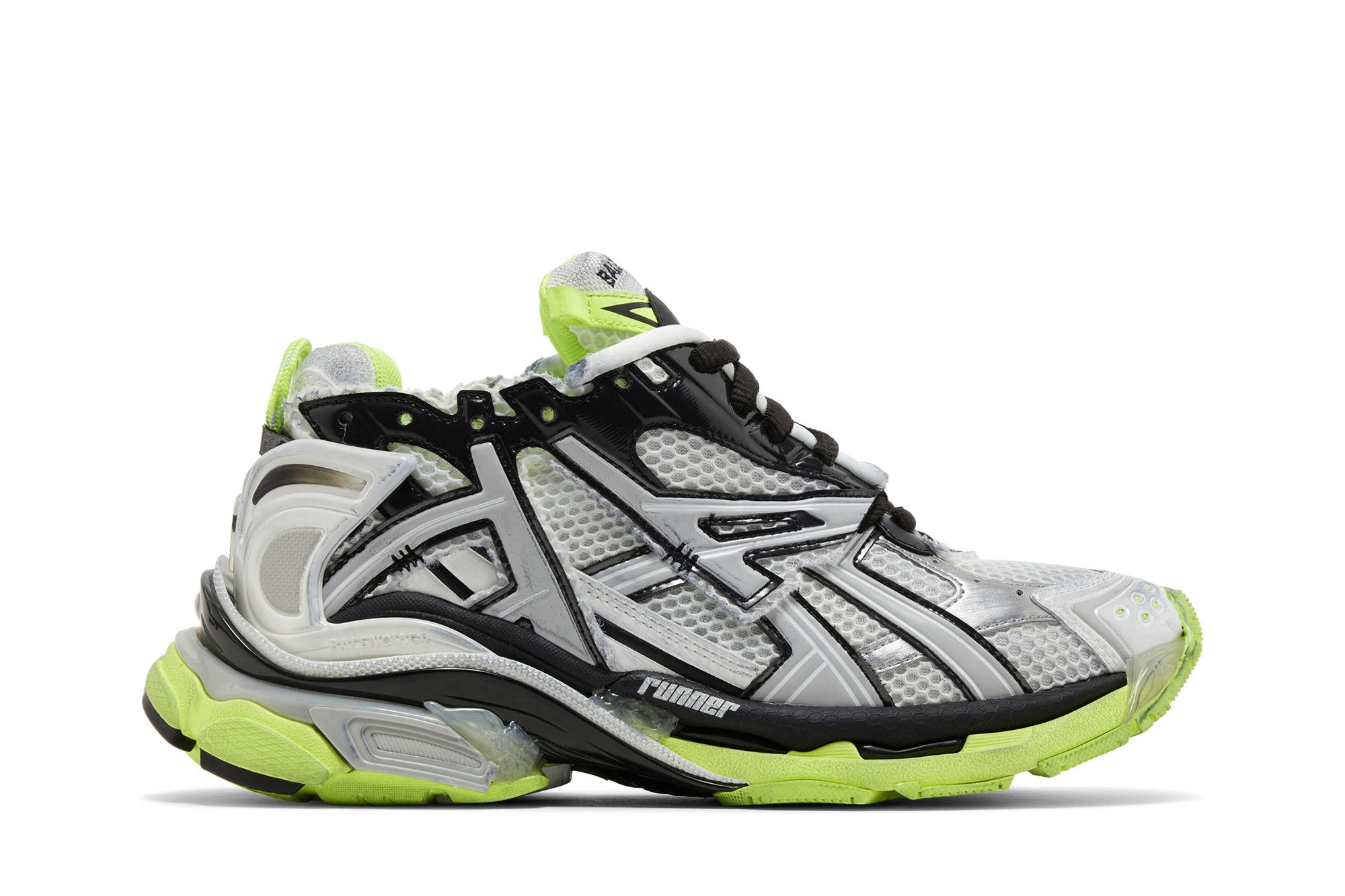 Balenciaga Runner Sneaker 'White Fluo Yellow' 677403-W3RBP-1093