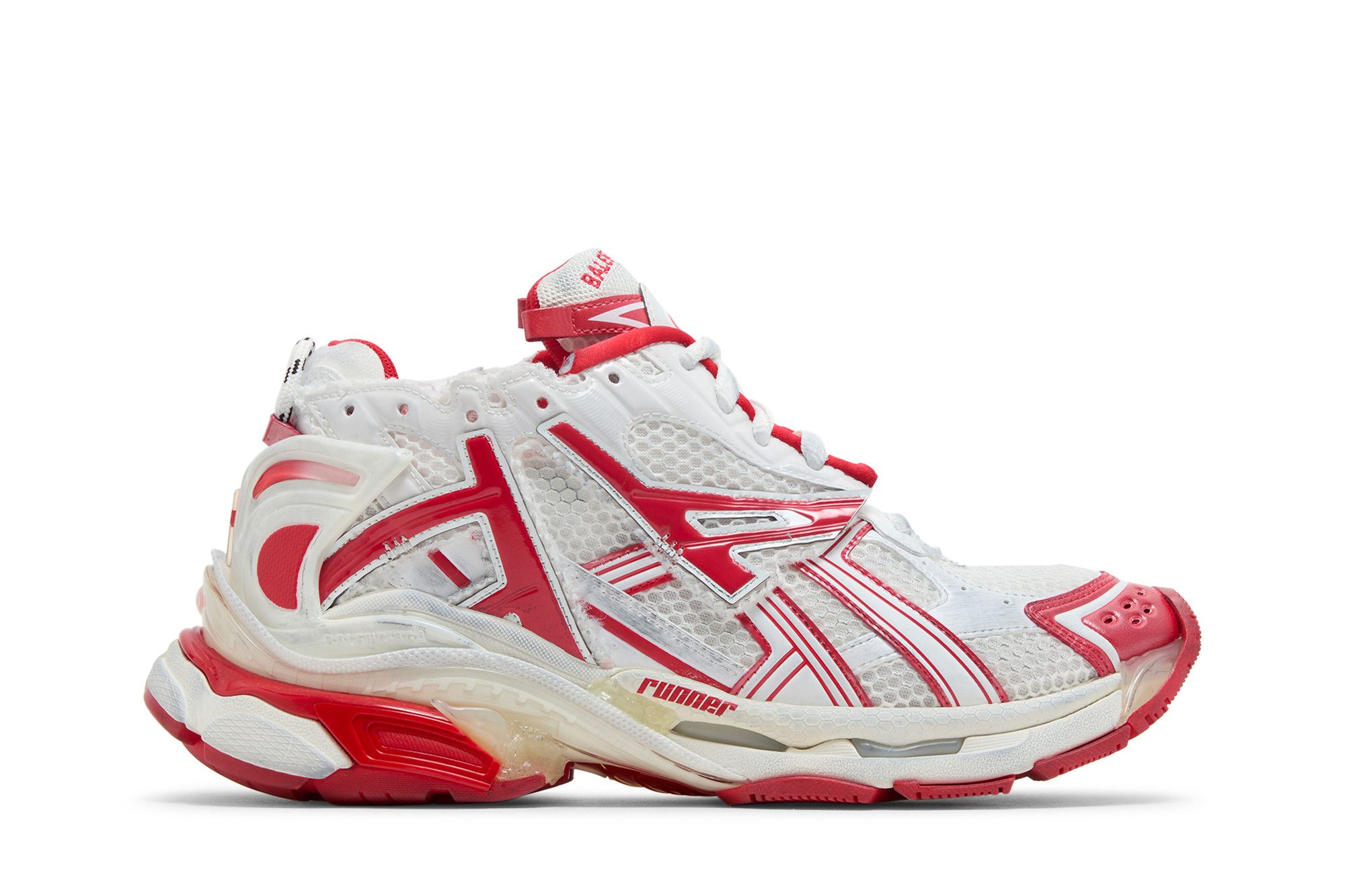 Balenciaga Runner Sneaker 'White Red' 677403-W3RB2-9060