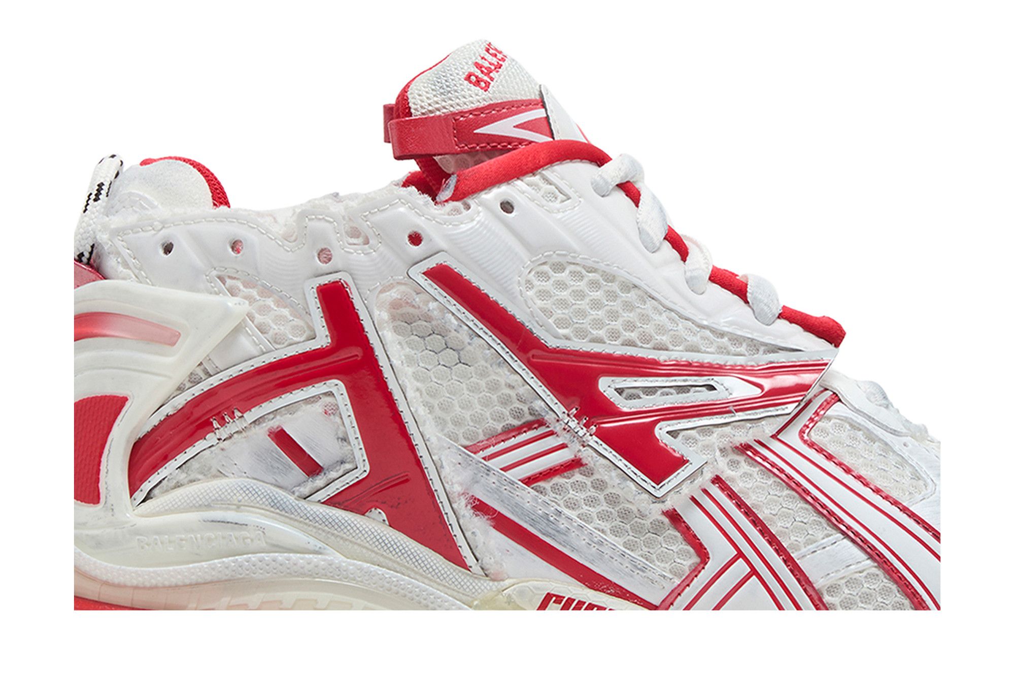 Order Balenciaga Runner Sneaker ''Weiß Rot'' 677403-W3RB2-9060