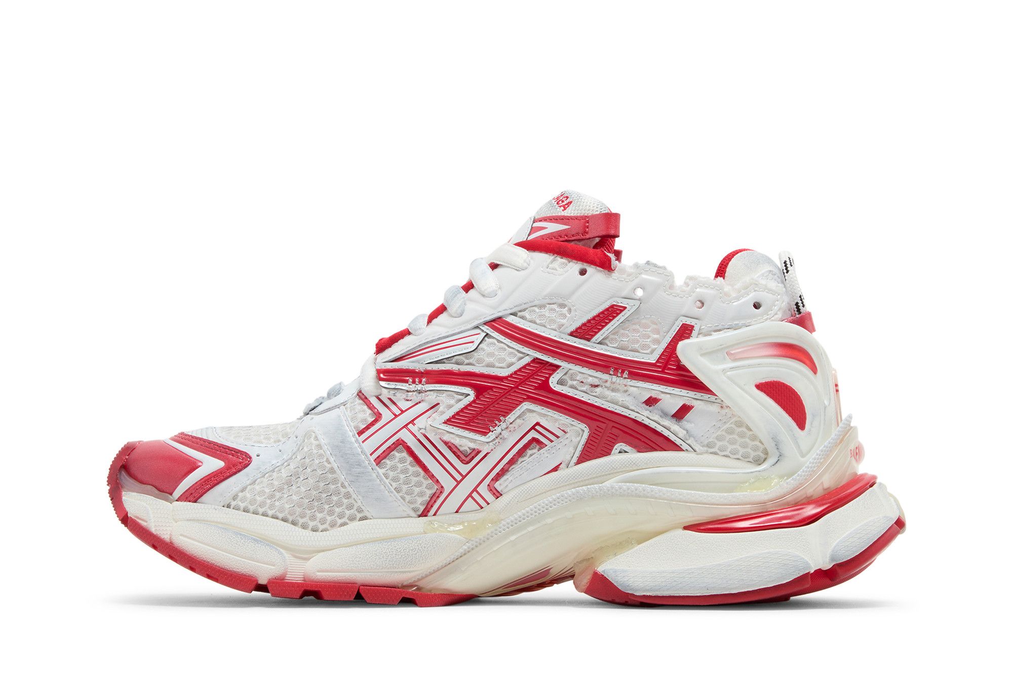 Lookbook Balenciaga Runner Sneaker ''Weiß Rot'' 677403-W3RB2-9060