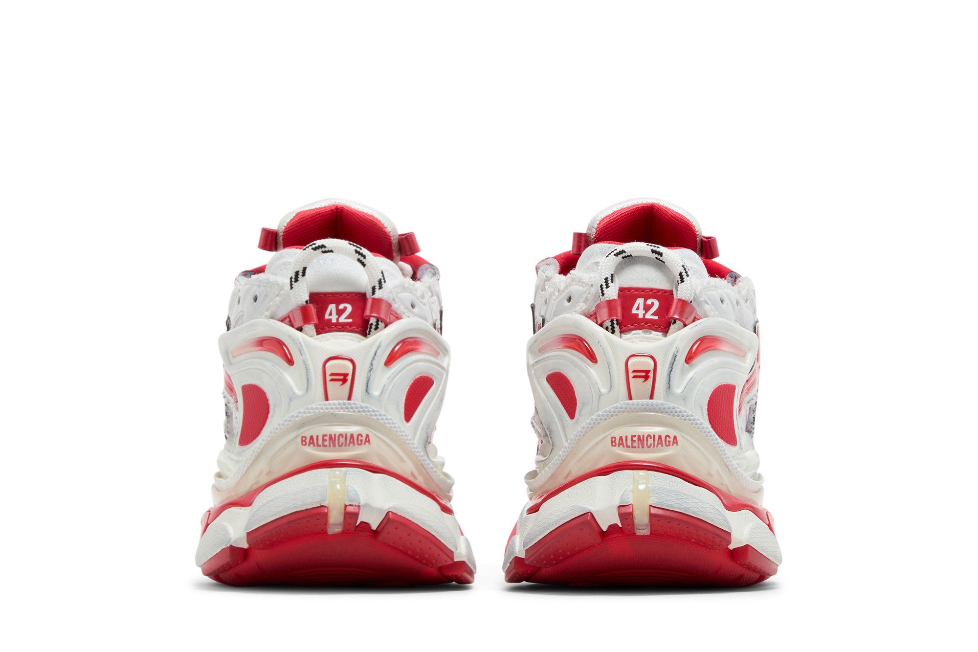 Details for Balenciaga Runner Sneaker ''Weiß Rot'' 677403-W3RB2-9060