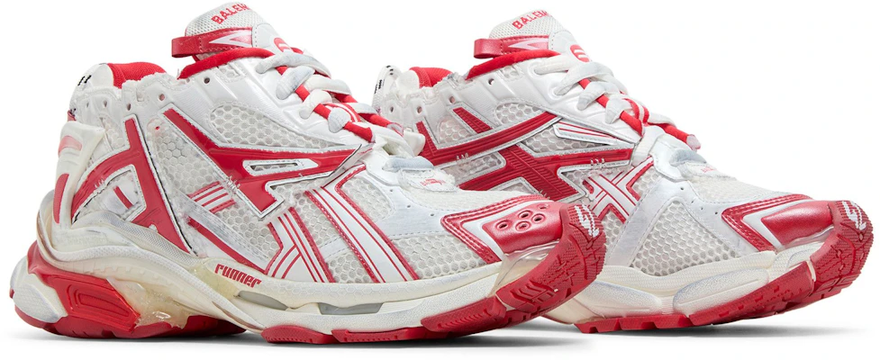 Balenciaga Runner Sneaker ''Weiß Rot'' 677403-W3RB2-9060 Cheap Balenciaga Runner Sneaker ''Weiß Rot'' 677403-W3RB2-9060