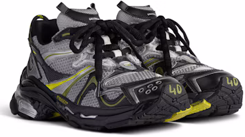 Lookbook Balenciaga Runner Sneaker 'Worn-Out - Silver Neon Yellow' 779066-W3RXP-8137