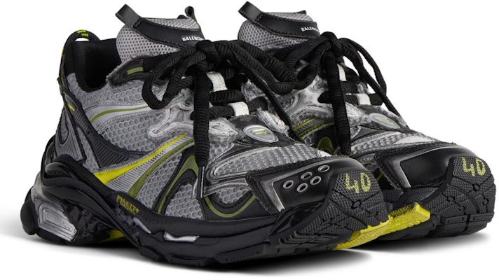 Balenciaga Runner Sneaker 'Worn-Out - Silver Neon Yellow' 779066-W3RXP-8137 Lookbook Balenciaga Runner Sneaker 'Worn-Out - Silver Neon Yellow' 779066-W3RXP-8137