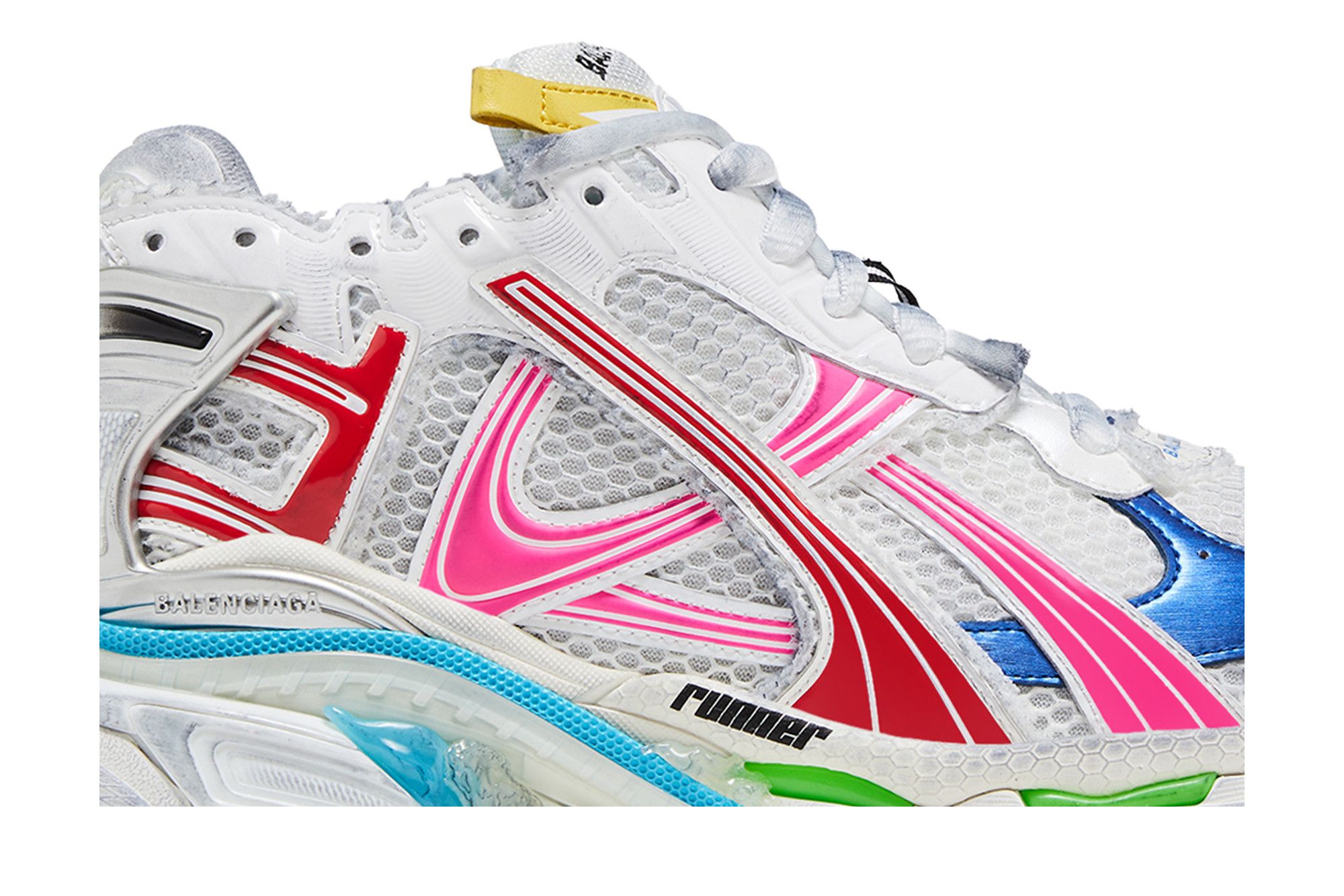 Order 巴黎世家老爹鞋“做旧 - 白色多彩” 772774W3RBW9645